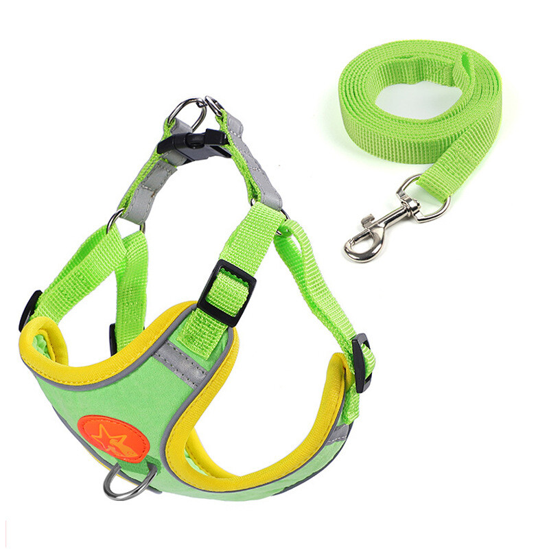 Macaron Pet Harness Leash Set