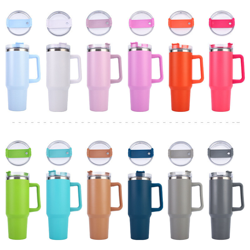Quencher H2.O Vacuum Tumbler w/Handle - 40oz.