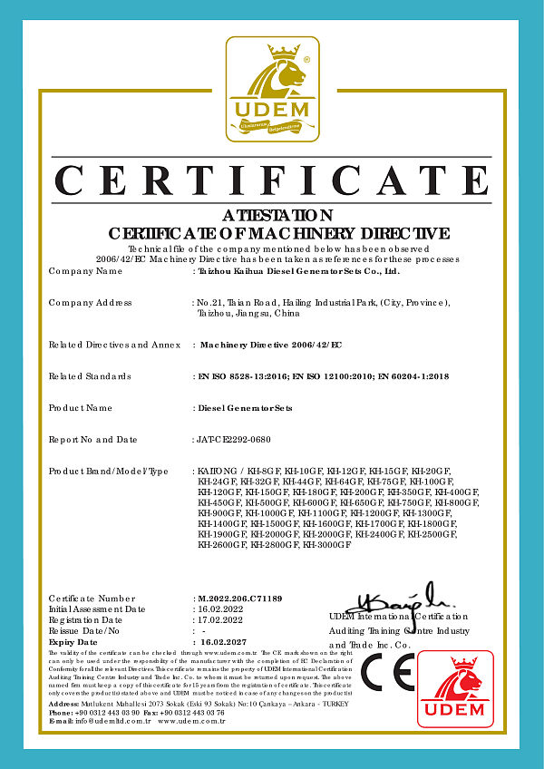 CE-Certificate