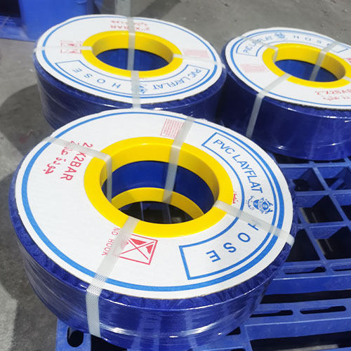 Plastic-coated water hose