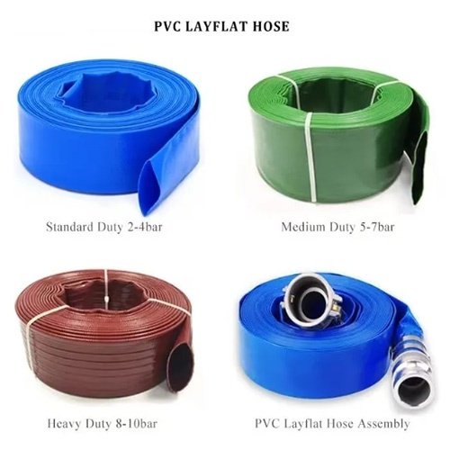 Plastic-coated water hose