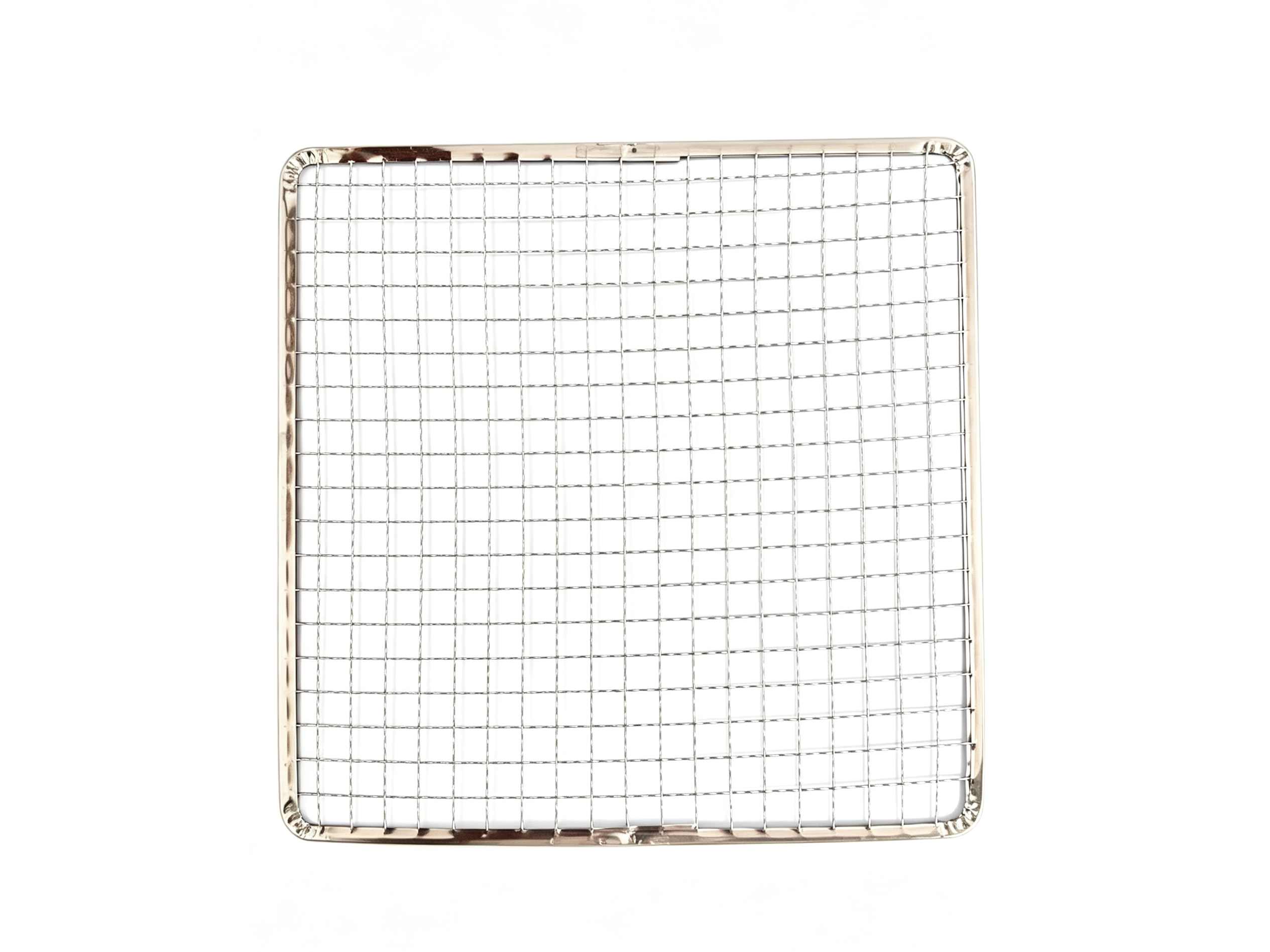 Rimmed Barbecue Grill Mesh 27cmx27cm