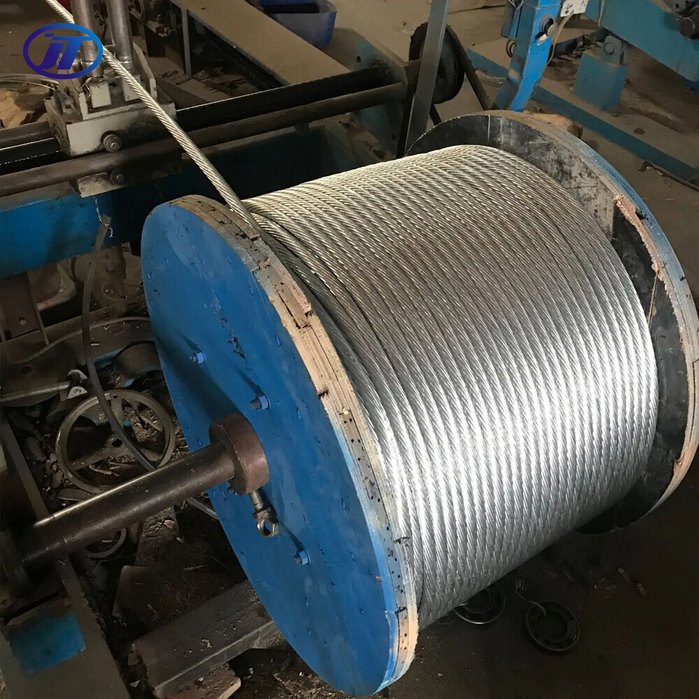 Hot DIP 6X7+FC 6X7+IWS 8mm Galvanized Wire Rope
