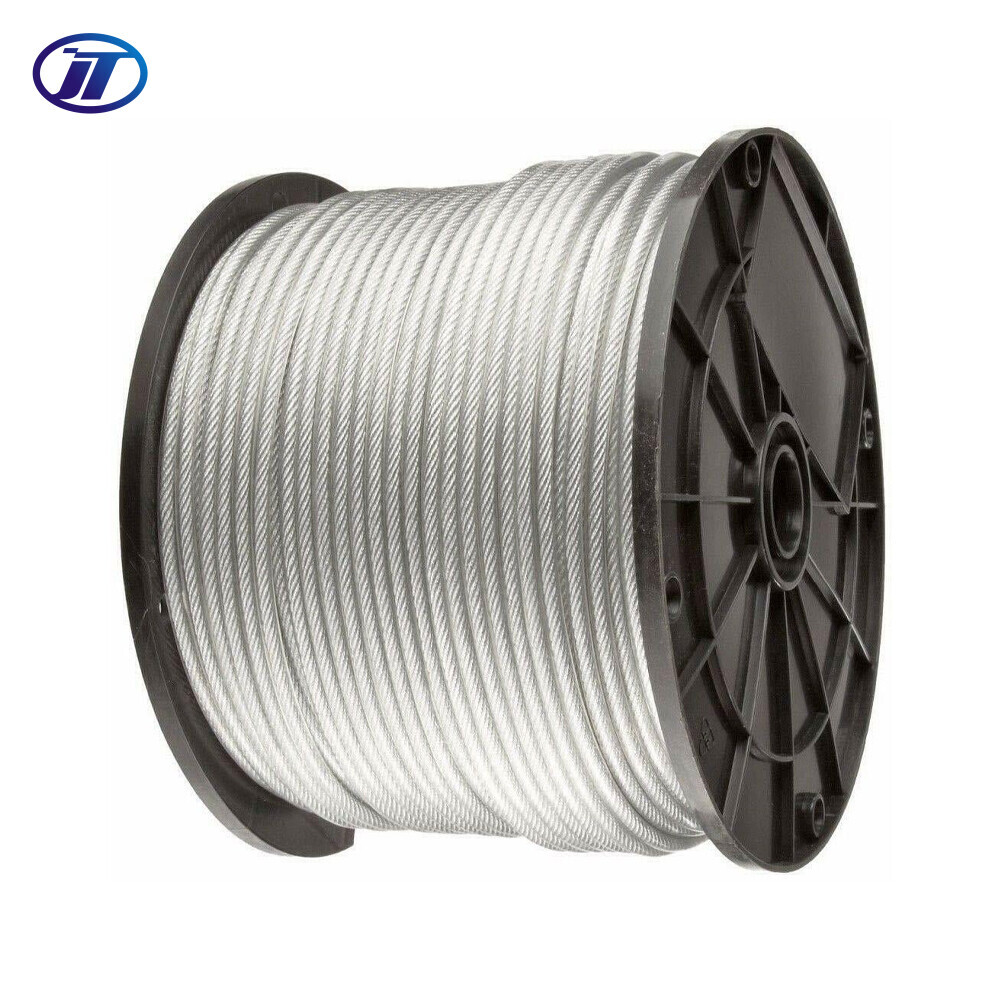 Factory 6x19 7x19 6x24 galvanized steel wire rope for aircraft cable