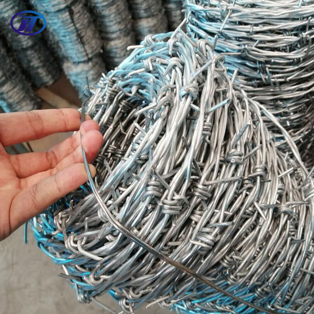 Wholesale Hot Dip Galvanized Iron Barbed Wire Mesh for Farm and Highway High Quality Barbed Wire