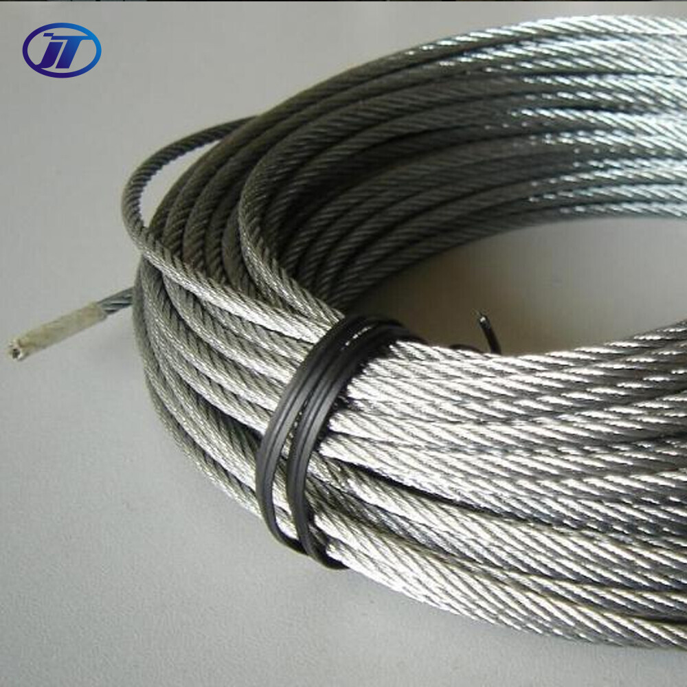 Rope Wire 11mm 12mm 13mm 14mm Steel Cable Rope 6x12+7FC Galvanized Steel Wire Rope