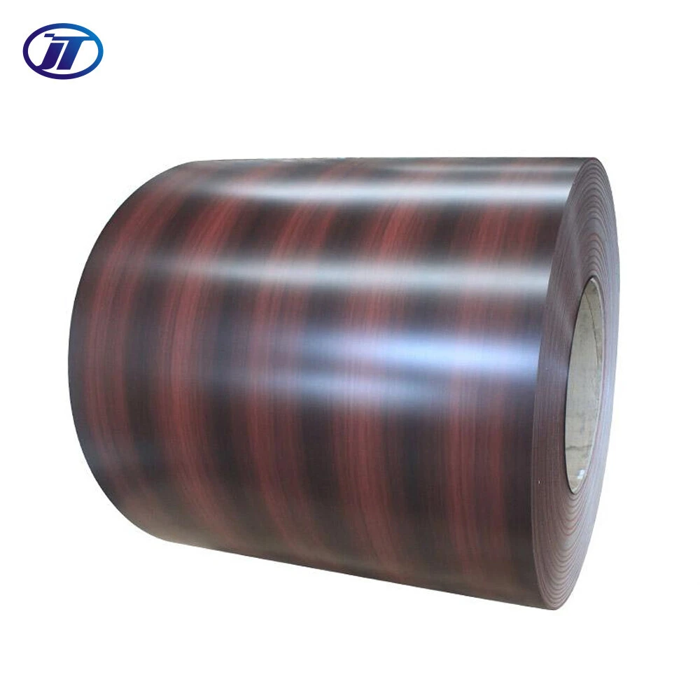 Wood Grain Texture Metal Color Steel Coil PPGI Coil-Jiangsu Jiaote ...