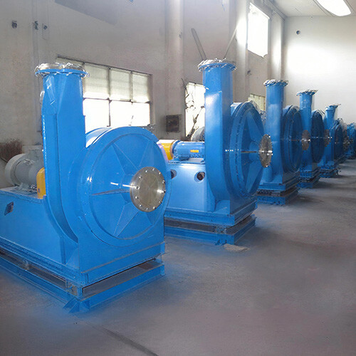 Pulverized coal fan