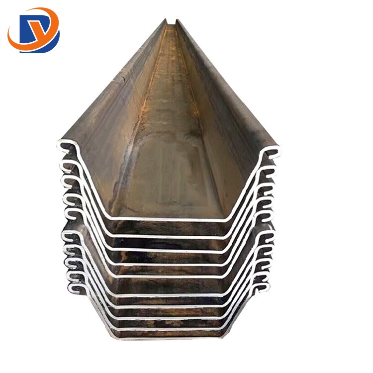 A53 Gr.A A656 Gr.50 U-Shaped Steel Sheet Pile
