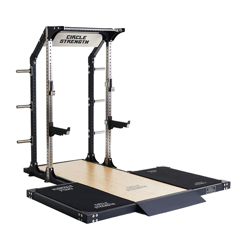 Half Rack with  Weightlifting Platform 