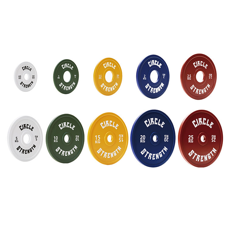 CALIBRATED STEEL POWERLIFTING WEIGHT PLATES