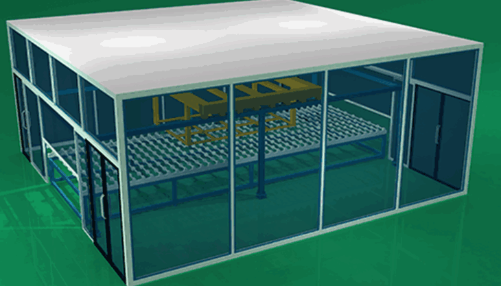 GX-FHBL-Nano-silicon Laminated Fire-resistant Glass Production Equipment Wiring Scheme