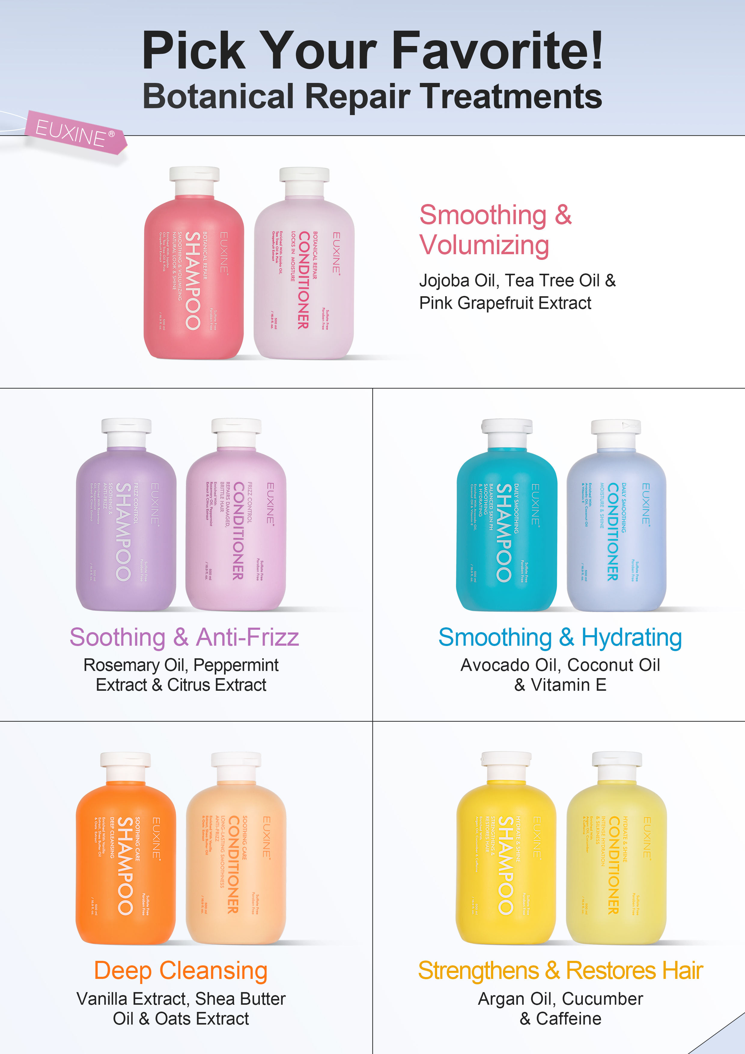 Repairing and moisturizing shampoo