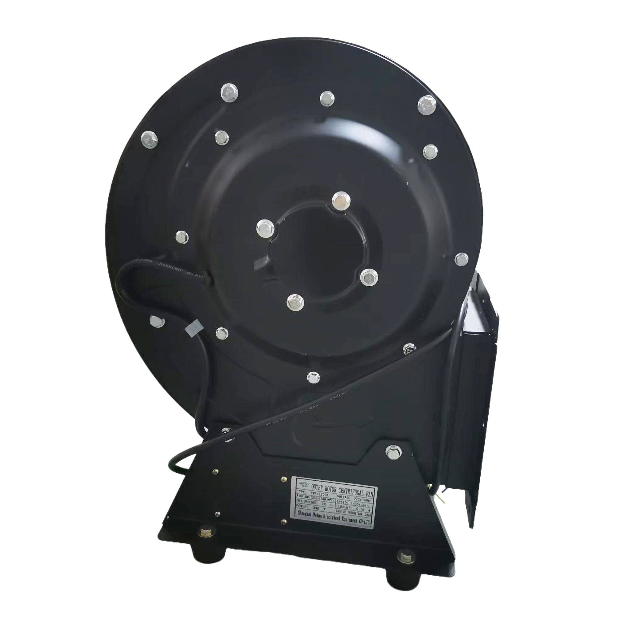 Φ200/Φ250/Φ300/Φ350mm High Pressure Single Inlet Centrifugal Blower Fans