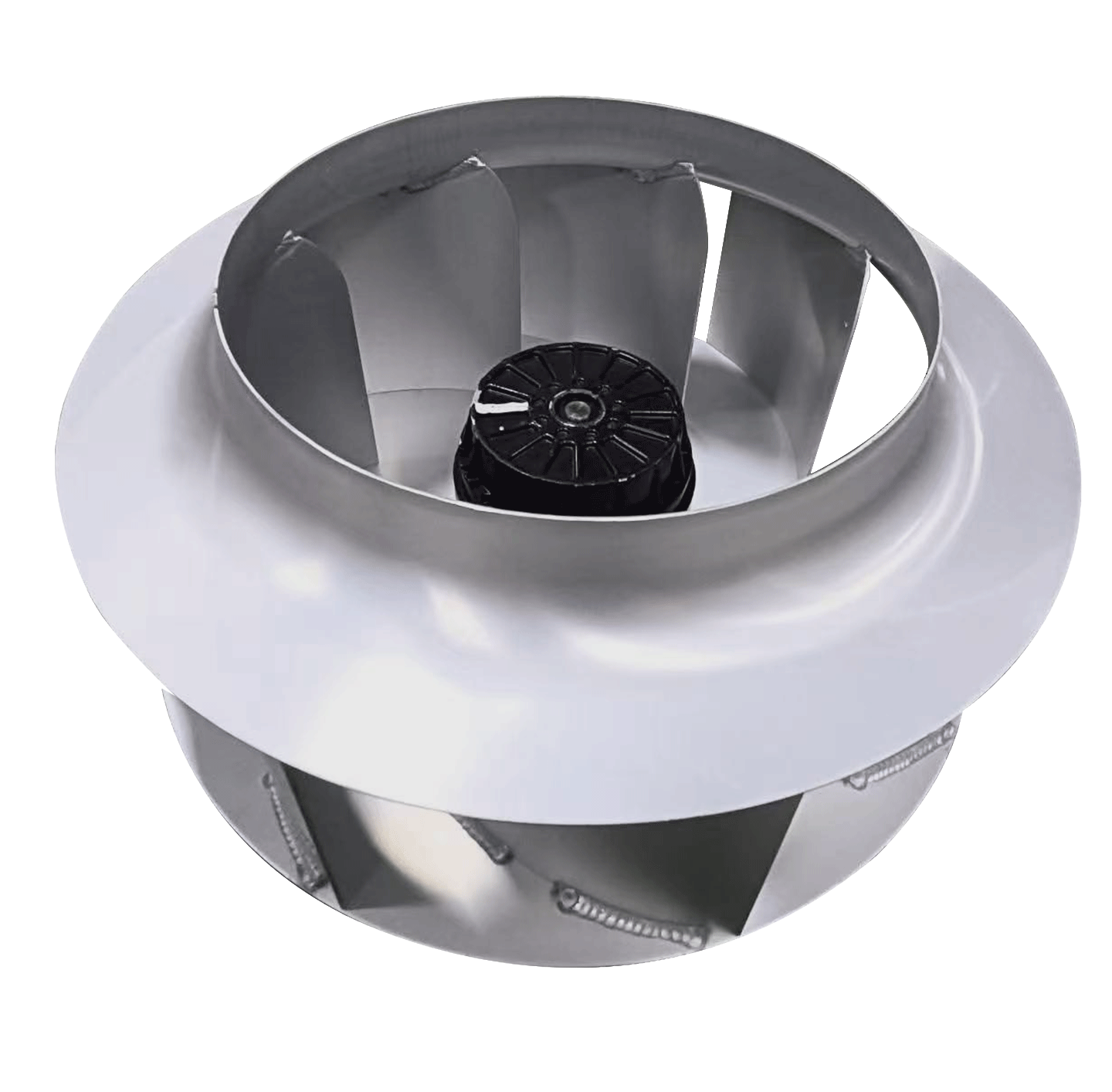 Φ280- Φ450mm Welding aluminum alloy HVAC Backward Curved Centrifugal Fans