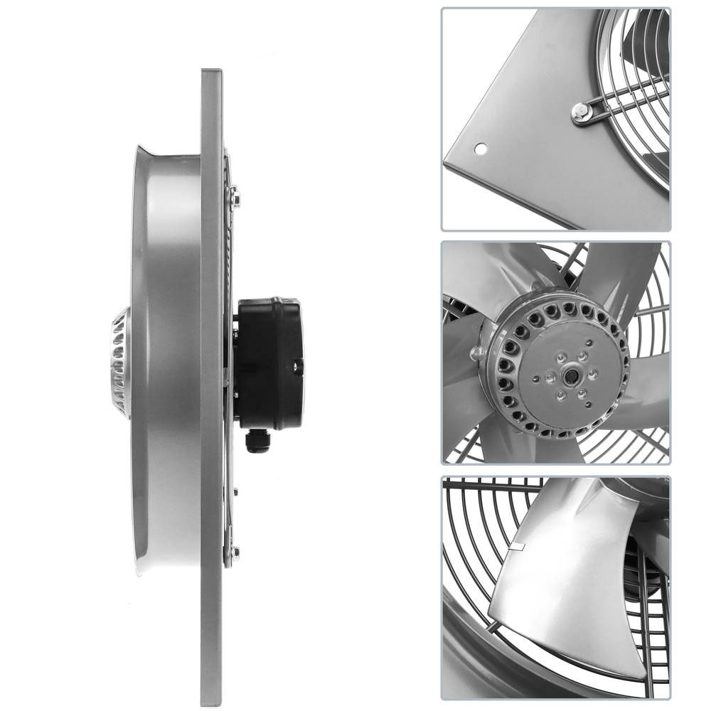 Φ500/Φ550/Φ600/Φ630mm Stainless Steel AC Wall Mounted Axial Fan Ventilation Fans