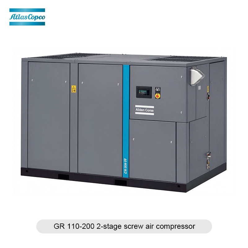 Atlas Copco stationary air compressor