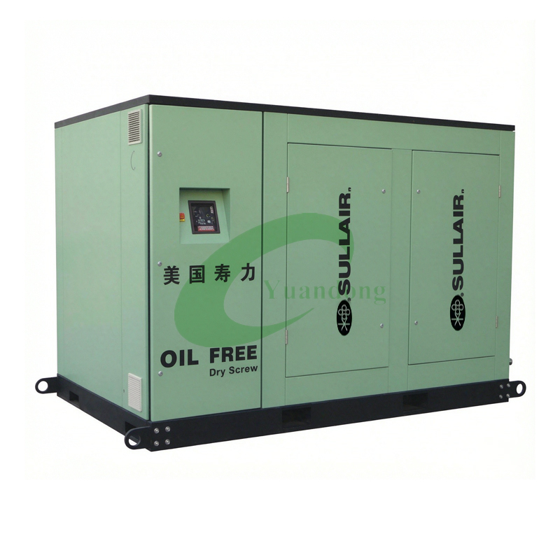 Sullair Ds Series Dry Screw Oil-Free Air Compressor Air Cooled / Water Cooled Industrial Compressor