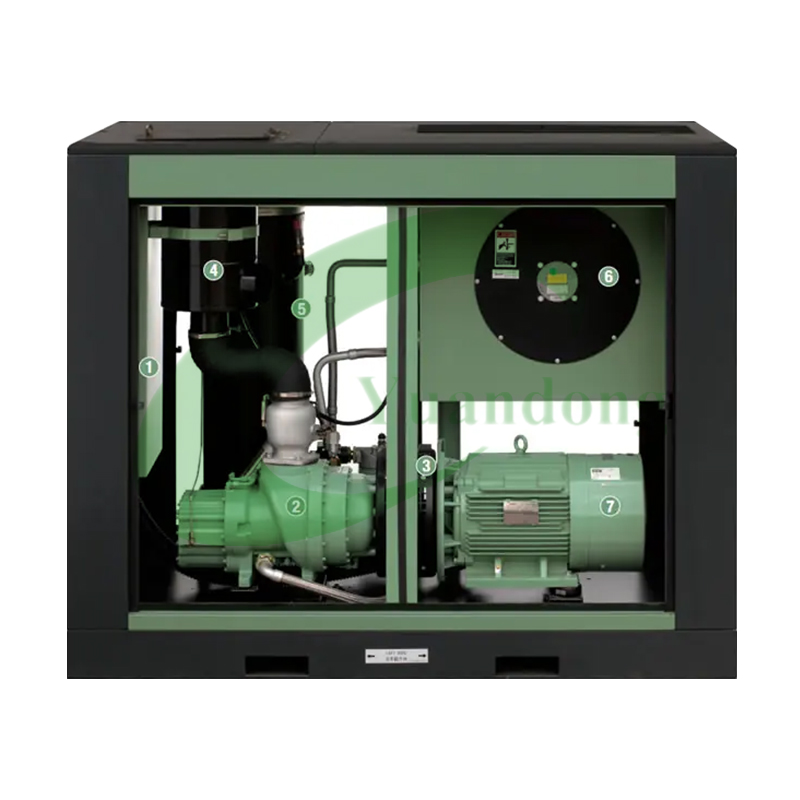 Sullair Lh Series High Efficiency Stationary Oil Flooded Screw Air Compressor