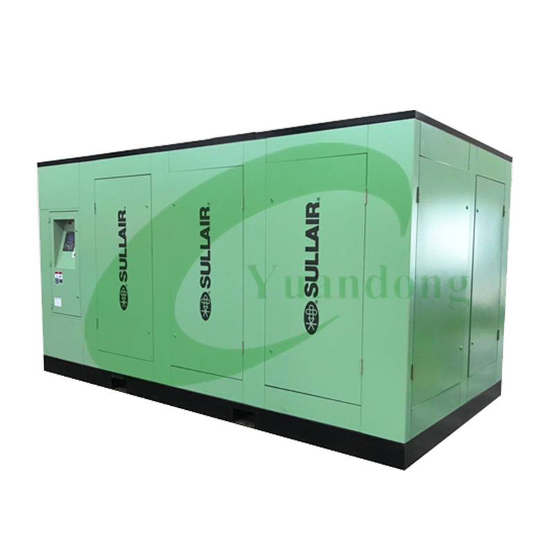 Sullair Ts Series Industrial Two-Stage Screw Compressors with Spiral Valve Technology, VSD, and Intelligent Touch Screen Sullair Ts Series Industrial Two-Stage Screw Compressors with Spiral Valve Technology, VSD, and Intelligent Touch Screen