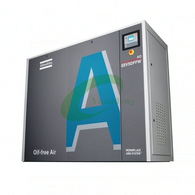 Atlas Copco AQ Water-Injected Oil-Free Screw Compressor