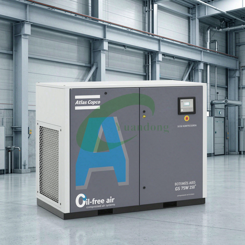 Atlas Copco AQ Water-Injected Oil-Free Screw Compressor