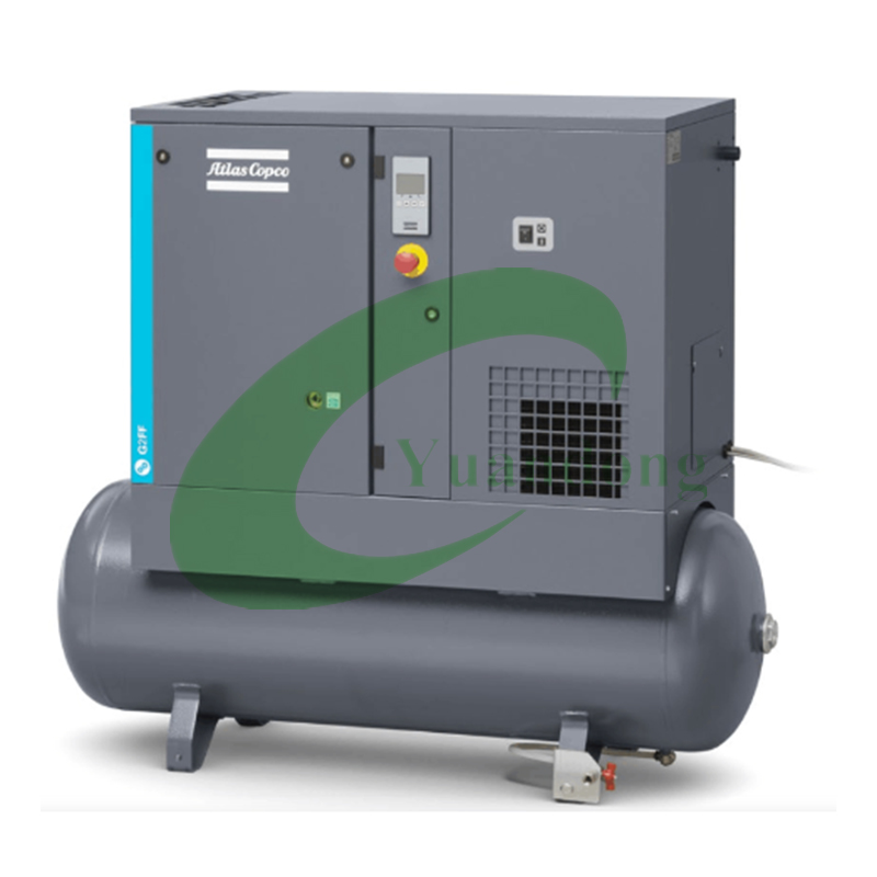 Atlas Copco Small 2.2kw 3kw 4kw 5.5kw 3HP 4HP 5HP 7HP 220V 50Hz 60Hz Single Phase Rotary Heavy Duty Screw Air Compressor