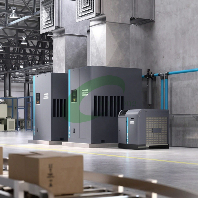 Atlas Copco 10HP 7.5kw 1.22m³/Min 7-12.5bar Fixed Speed Oil Injected Rotary Screw Air Compressor
