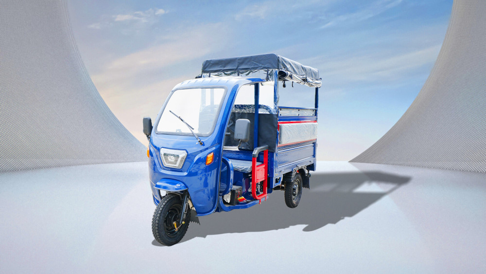 2.2mPassenger&CargoTricyclewithSimpleCanopy