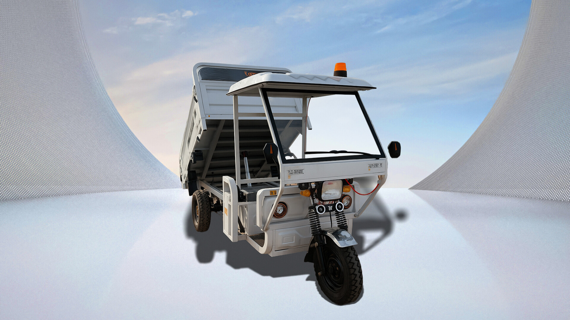 1.8×1.3mType-7DumpTricyclewithSimpleCanopy