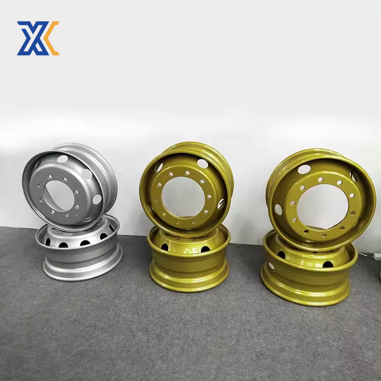 Durable and Sturdy with Good Heat Dissipation Steel Truck Trailer Wheel Rims 22.5 20.5