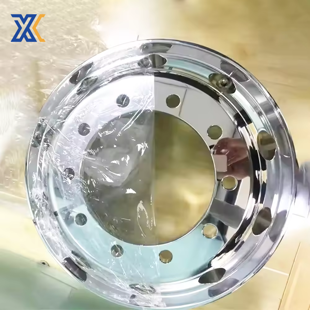 China Factory 22.5X9.00 Tubeless Steel Wheel Rim with 8 or 10 Holes for Heavy Truck