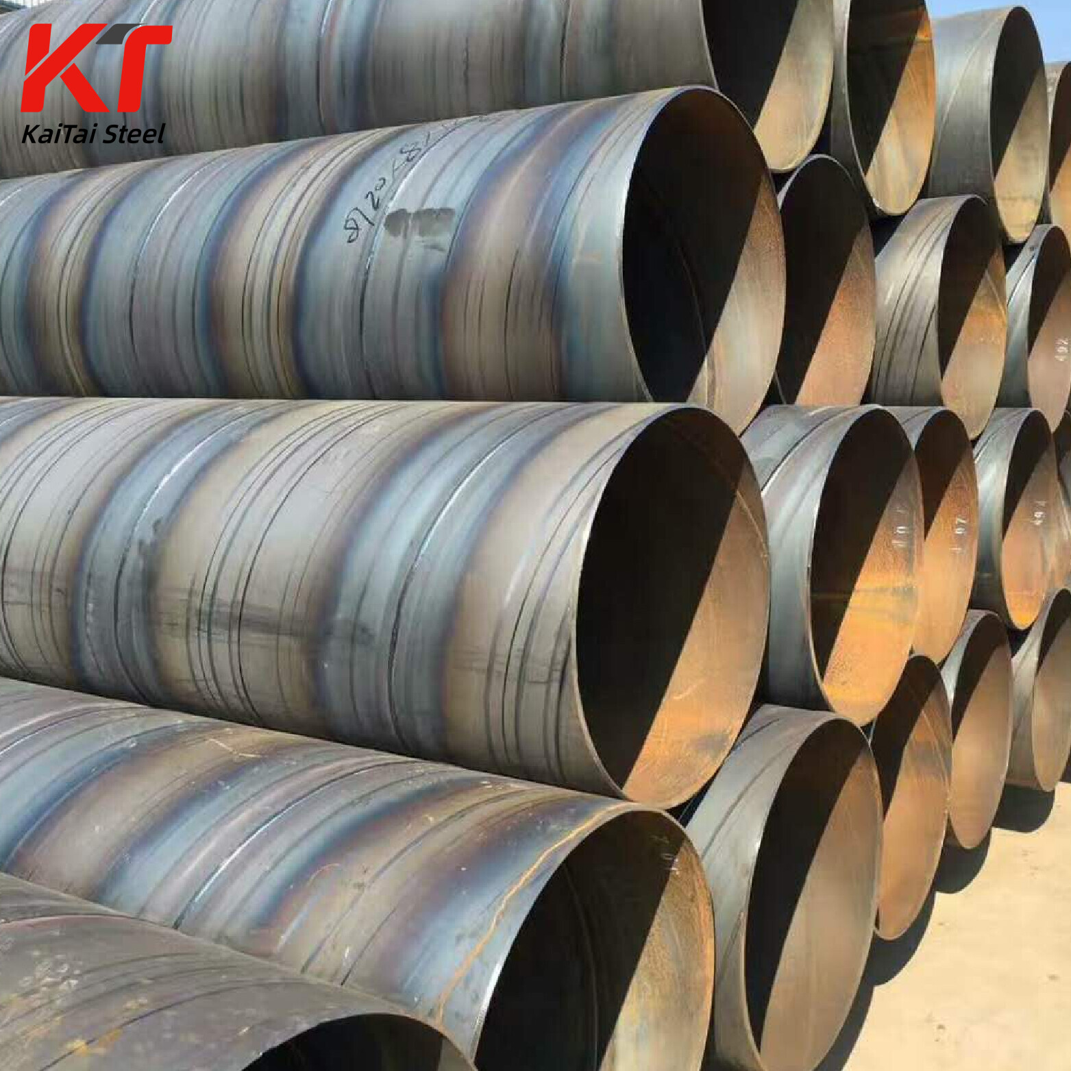 SSAW Spiral Welded Steel Pipes / Petroleum Pipe