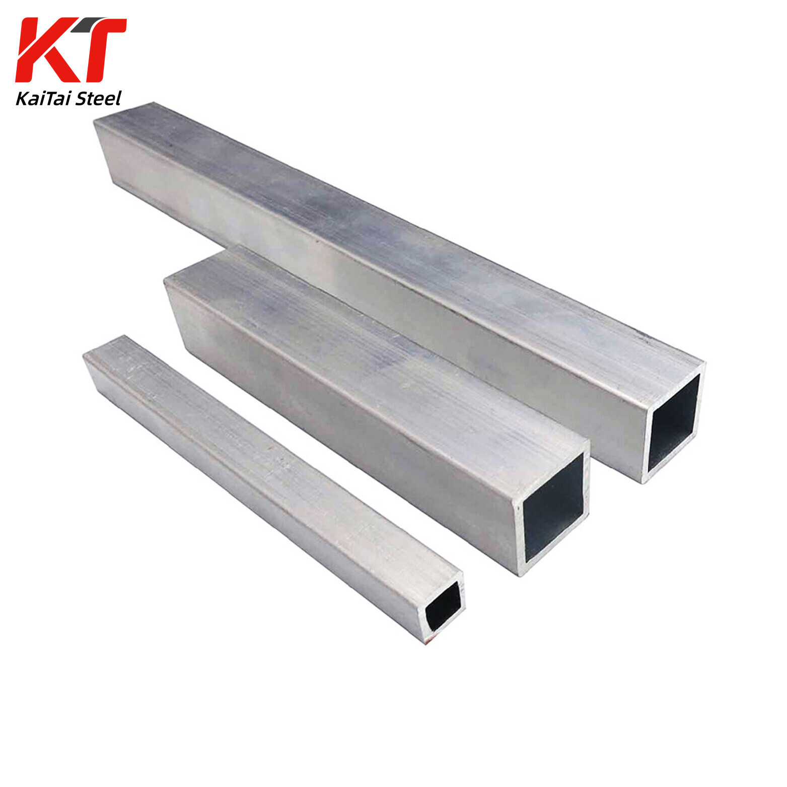6061 6063 type extruded aluminum profiles, seamless metal tubes, rectangular shape