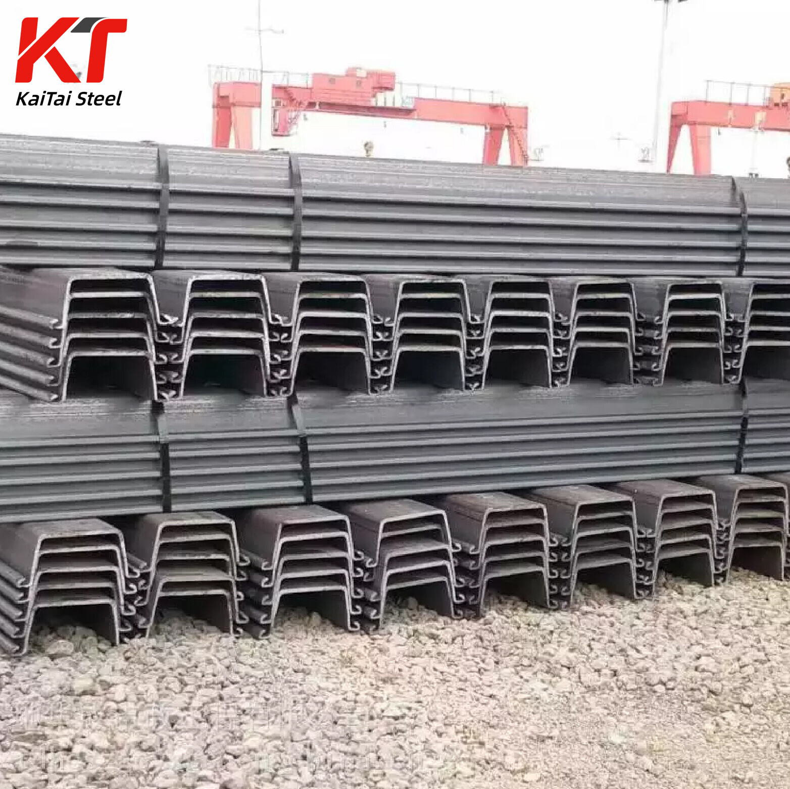 Q235 Q345 Q345b Sy295 Sy390 Retaining Walls Steel Sheet Pile