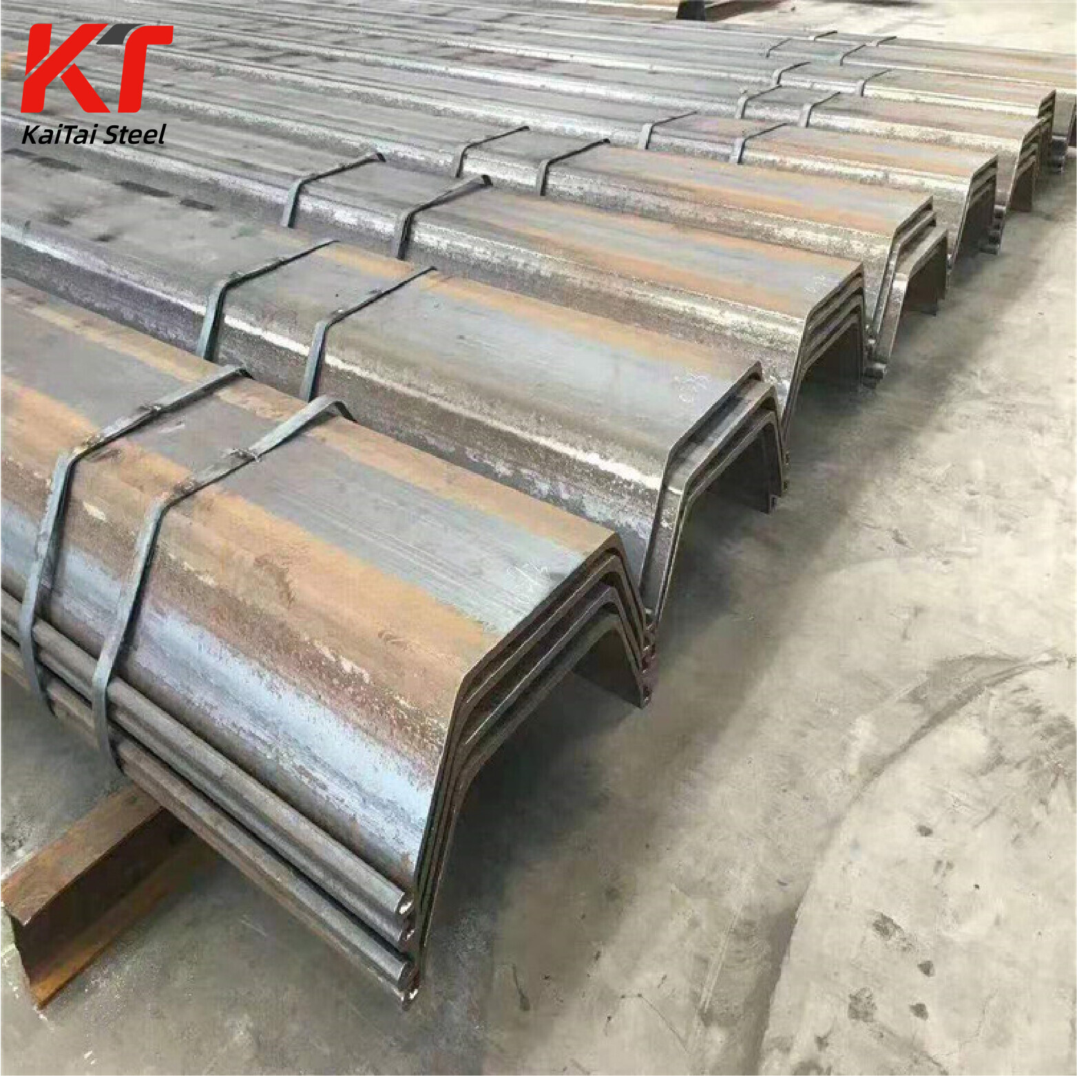 Q235 Q345 Q345b Sy295 Sy390 Retaining Walls Steel Sheet Pile