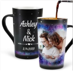 Carve your logo and text, customize your pattern, and batch customize color-changing mugs