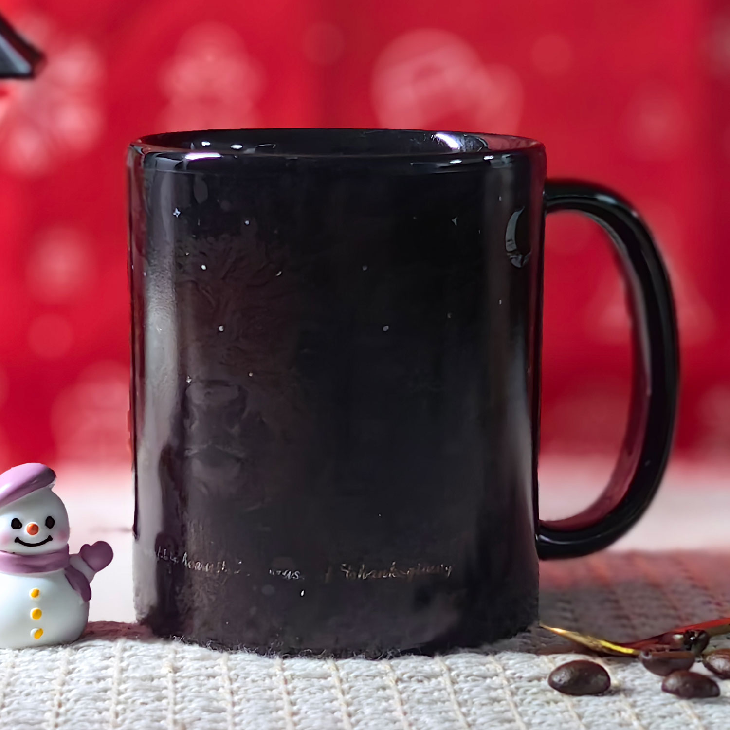 B22-Tree-Trees & Deer，Color Changing Mug Magic Mug.