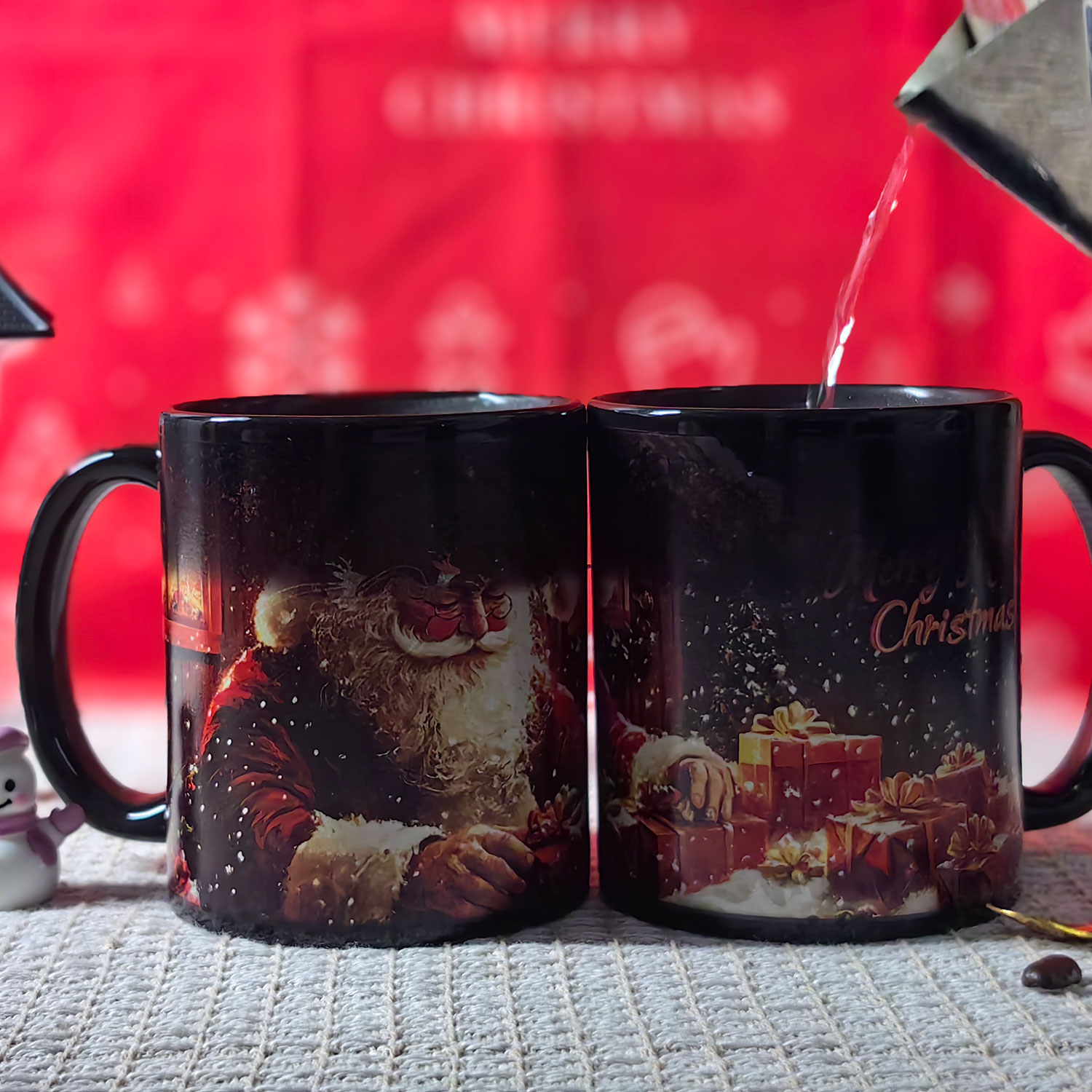 B12-Luche-the Santa Claus，Color Changing Mug Magic Mug.