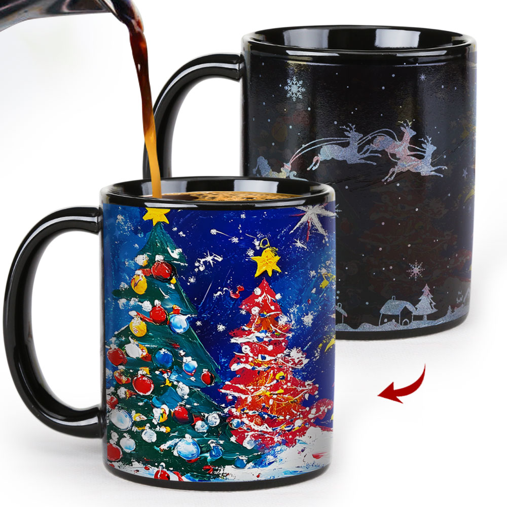 A11-Luche-Trees，Color Changing Mug Magic Mug.