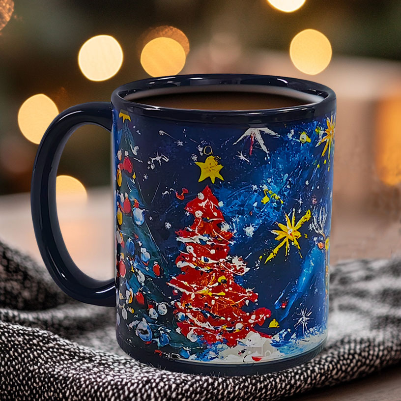 A11-Luche-Trees，Color Changing Mug Magic Mug.