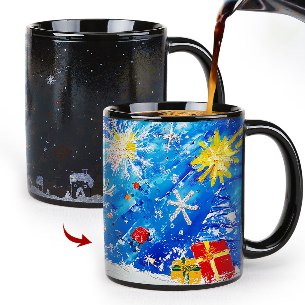 A11-Luche-Trees，Color Changing Mug Magic Mug.