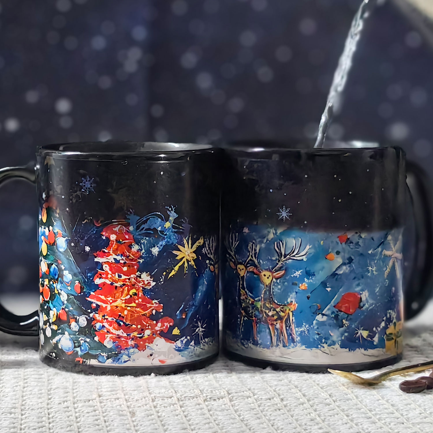 A11-Luche-Trees，Color Changing Mug Magic Mug.