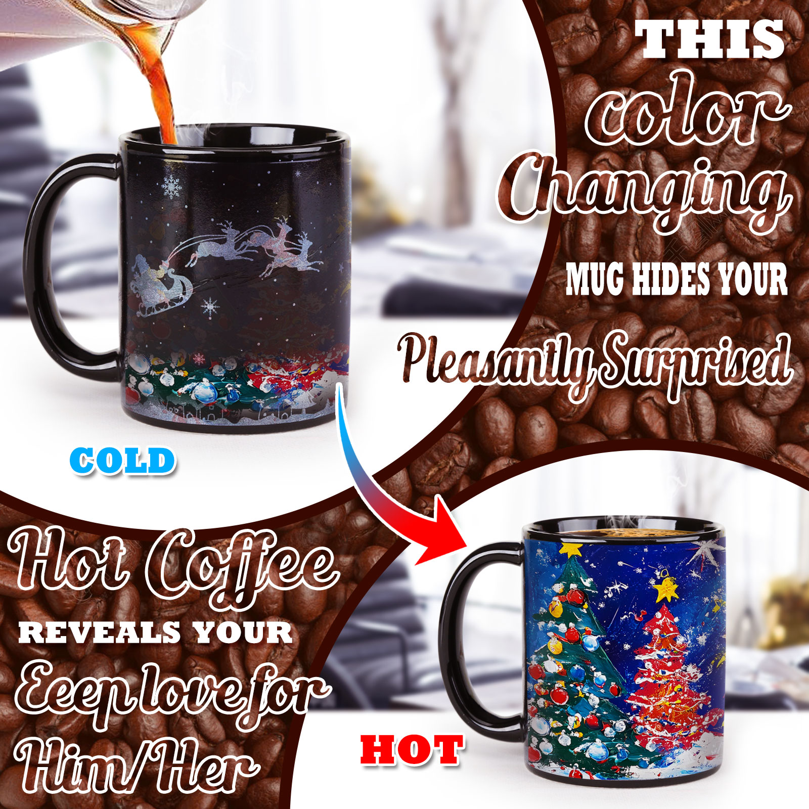 A11-Luche-Trees，Color Changing Mug Magic Mug.