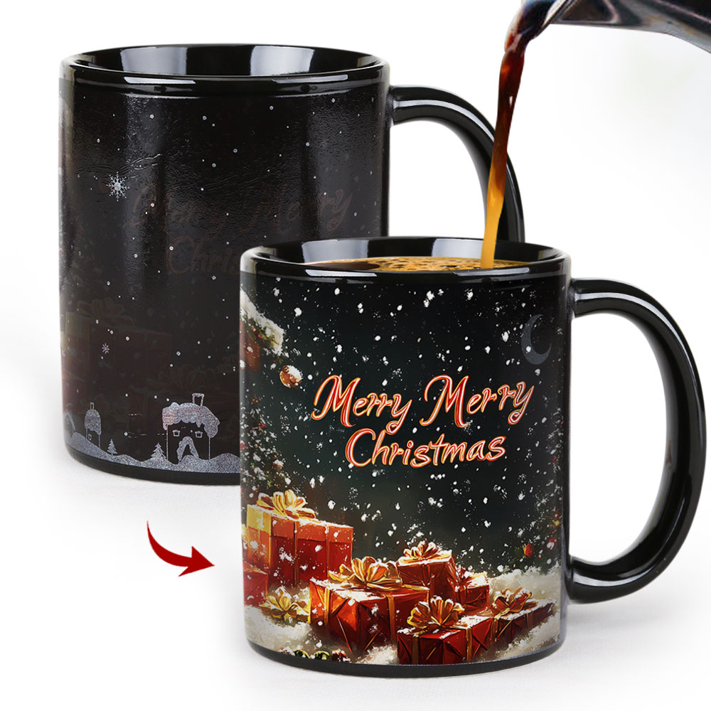 B12-Luche-the Santa Claus，Color Changing Mug Magic Mug.