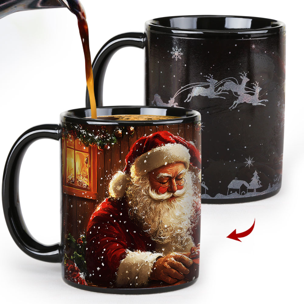 B12-Luche-the Santa Claus，Color Changing Mug Magic Mug.