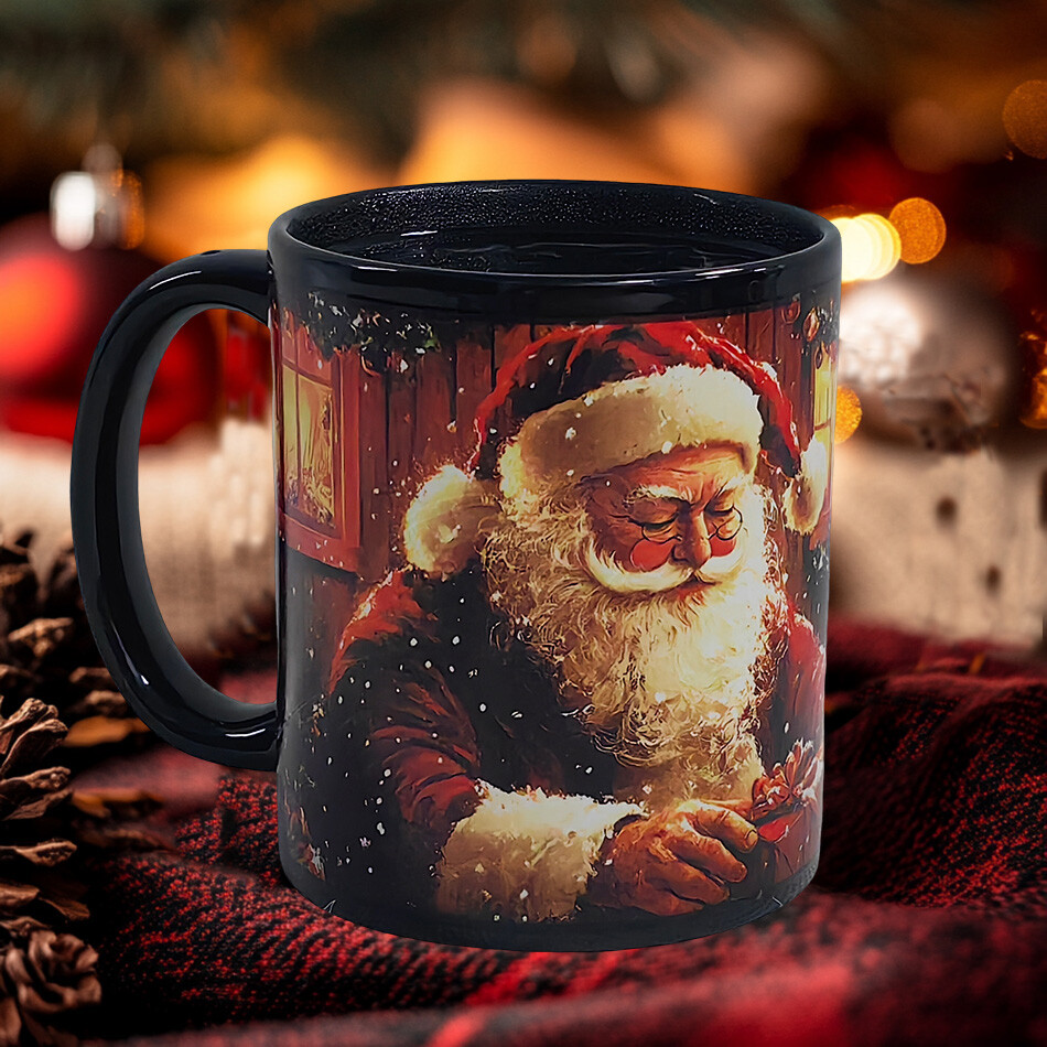 B12-Luche-the Santa Claus，Color Changing Mug Magic Mug.