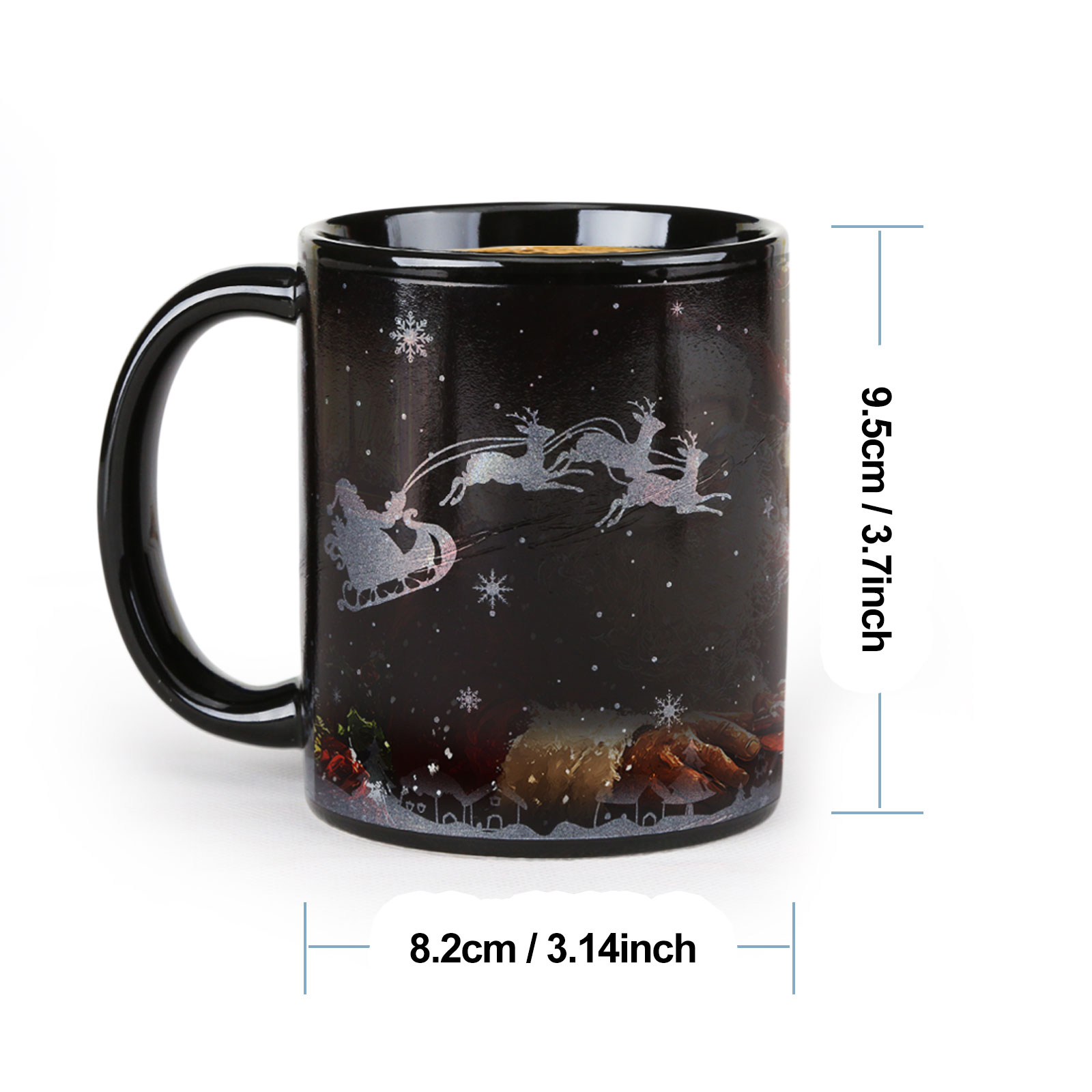 B12-Luche-the Santa Claus，Color Changing Mug Magic Mug.