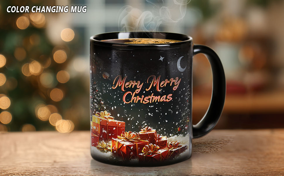 B12-Luche-the Santa Claus，Color Changing Mug Magic Mug.