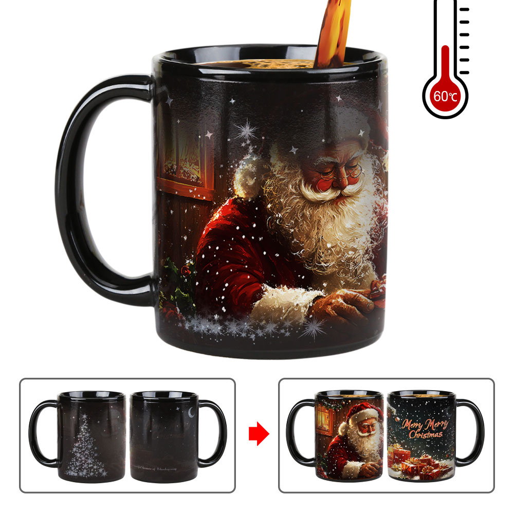 B12-Luche-the Santa Claus，Color Changing Mug Magic Mug.